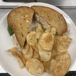 Turkey salad sandwich